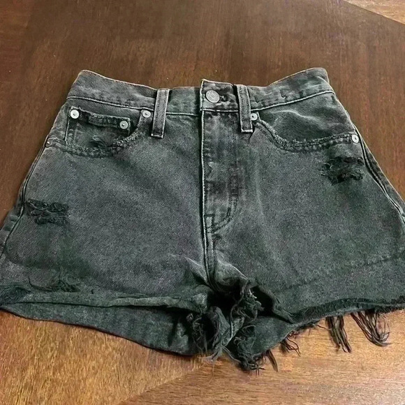 MADEWELL THE MOMJEAN SHORT IN ENCINO WASH - Picture 4 of 9